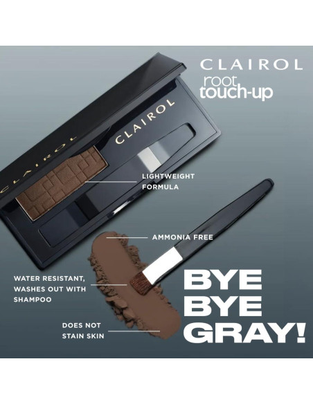 Polvo Temporal Ocultador de Raíces Clairol Negro 1.98g
