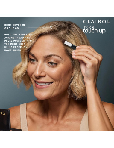 Polvo Temporal Ocultador de Raíces Clairol Negro 1.98g