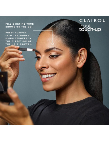 Polvo Temporal Ocultador de Raíces Clairol Negro 1.98g