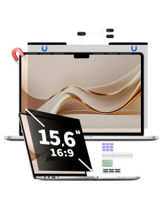 Filtro de Privacidad Magnético 15.6" Halloive para Laptop
