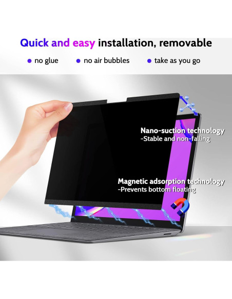 Filtro de Privacidad Magnético Peslv para Surface Laptop 13.5"