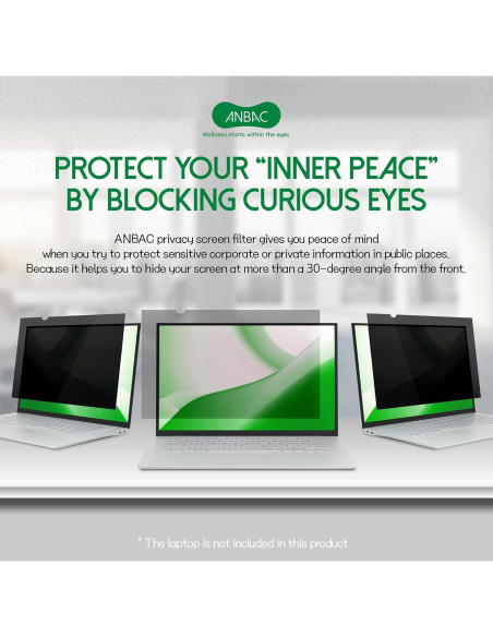 Protector de Pantalla de Privacidad ANBAC 13.3" Antirreflejo