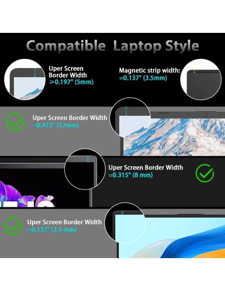 Pantalla de Privacidad Magnética FILMEXT 14" 16:10 Anti-reflejo