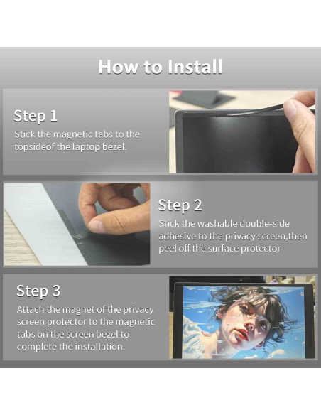 Pantalla de Privacidad Magnética FILMEXT 14" 16:10 Anti-reflejo