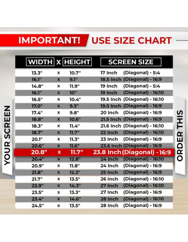 Filtro de Pantalla de Privacidad 23.8" SightPro [Paquete de 2]