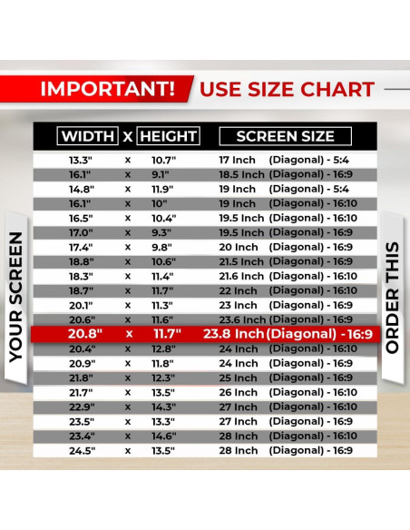 Filtro de Pantalla de Privacidad 23.8" SightPro [Paquete de 2]