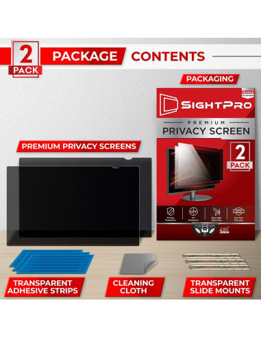 Filtro de Pantalla de Privacidad 23.8" SightPro [Paquete de 2]