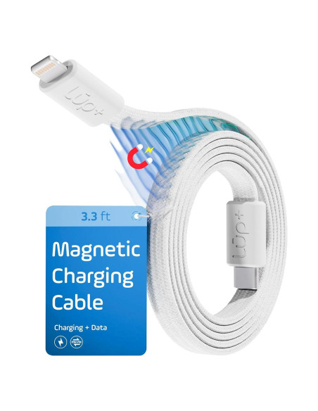Cable Magnético USB-C a Lightning lp+ 1.0m Carga Rápida