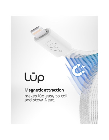 Cable Magnético USB-C a Lightning lp+ 1.0m Carga Rápida