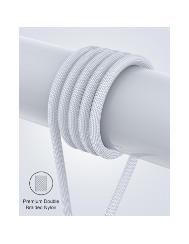 Cable de Carga Magnético ZBF 3A 4-Pack 1-2 m USB C Micro USB