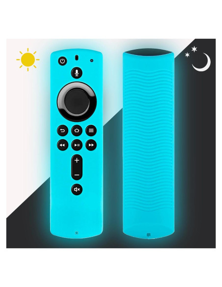 Funda de Silicona Azul Brillante para Control Remoto Firestick
