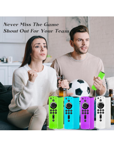 Funda de Silicona Azul Brillante para Control Remoto Firestick