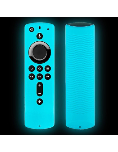 Funda de Silicona Azul Brillante para Control Remoto Firestick