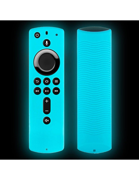 Funda de Silicona Azul Brillante para Control Remoto Firestick