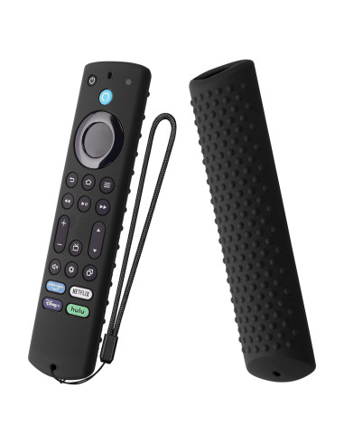 Funda de Silicona Negra para Control Remoto Fire TV Stick 4K Max