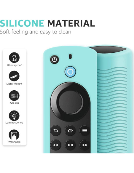 Funda de Control Remoto Silicona SOTATOO Brillo Azul Verde