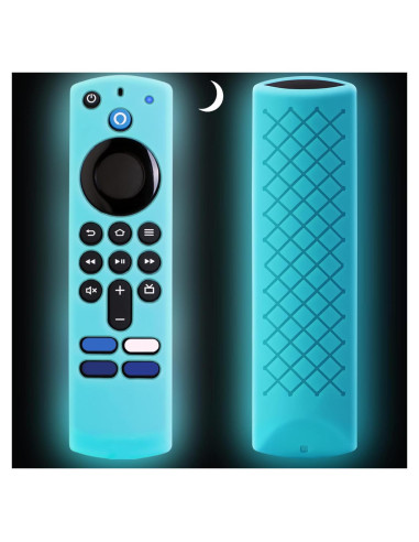 Funda de Silicona Antideslizante Azul para Control Remoto Firestick 4K