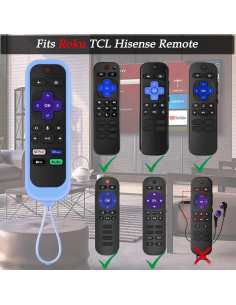 Funda de Control Remoto Roku Taiyiluo con Rastreador Brilla en la Oscuridad 2