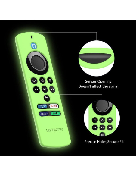 Funda de Silicona LEFXOMPHY para Control Remoto TV Stick Lite Verde