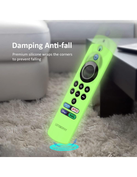 Funda de Silicona LEFXOMPHY para Control Remoto TV Stick Lite Verde