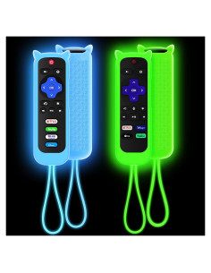 Funda de control remoto de silicona SOTATOO para Roku TV