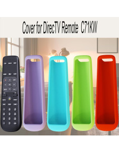 Funda de Silicona Azul Brillante para Control Remoto AT&T C71KW 2