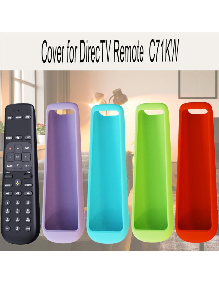 Funda de Silicona Azul Brillante para Control Remoto AT&T C71KW