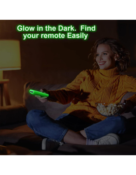 Funda de Silicona para Control Remoto Roku - Verde Cielo Púrpura