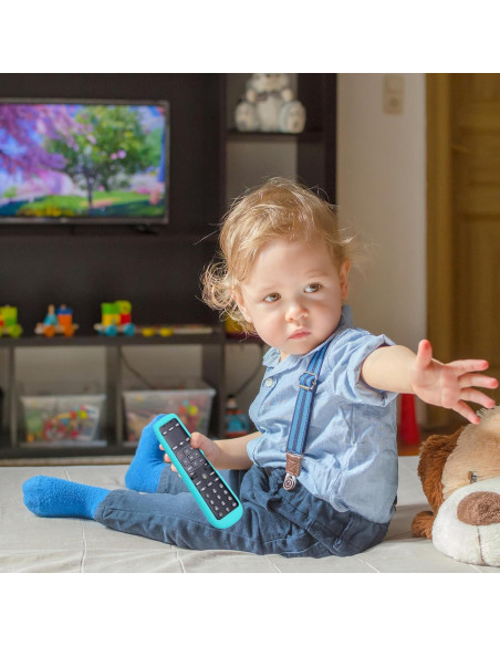 Funda de Silicona Azul Brillante para Control Remoto AT&T C71KW