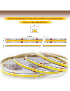 Tira de luz LED COB Pandery 3m CCT 2700K-6500K control APP 2