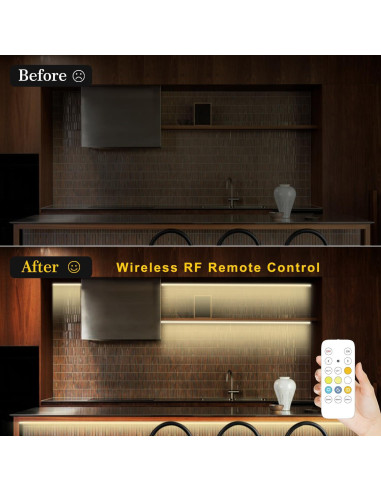 Tira de luz LED COB Pandery 3m CCT 2700K-6500K control APP