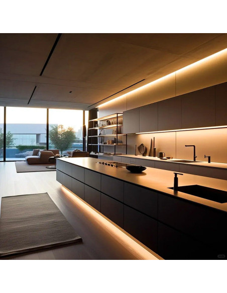 Tira LED 5m VOEWT 12V 6000K 600 LEDs Ultra Brillantes