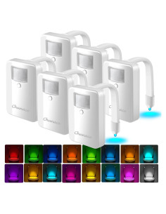 Chunace 6 Luces Nocturnas LED para Inodoro con Sensor de Movimiento