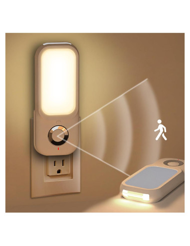 Sensor de Movimiento Luz Nocturna Breeker con Linterna 6.5x16cm