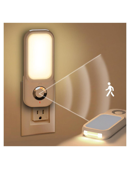 Sensor de Movimiento Luz Nocturna Breeker con Linterna 6.5x16cm