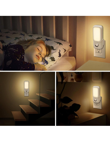 Sensor de Movimiento Luz Nocturna Breeker con Linterna 6.5x16cm