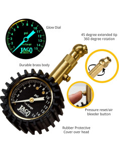 Manómetro de Presión de Neumáticos JACO Elite - 15 PSI 2