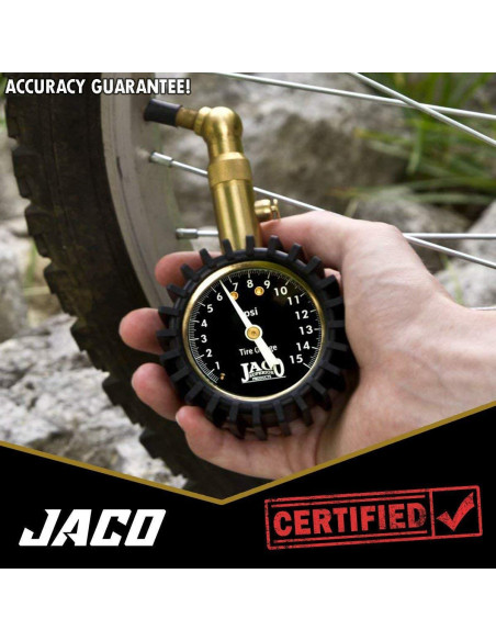 Manómetro de Presión de Neumáticos JACO Elite - 15 PSI