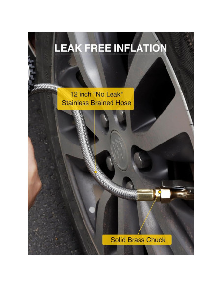 Medidor de Presión de Neumáticos Digital AZUNO 255 PSI Medidor de Presión de Neumáticos Digital AZUNO 255 PSI