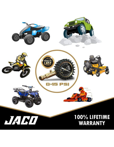 Manómetro de Presión de Neumáticos JACO Elite - 15 PSI