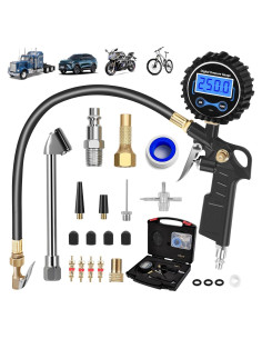 Medidor de Presión de Neumáticos Digital AmazStove 250 PSI