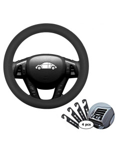 Cubierta de Volante de Silicona CNYMANY 33-38cm Negra