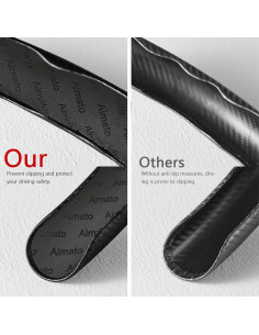 Cubierta de Volante de Fibra de Carbono Aimato 14.5-15" Antideslizante 2