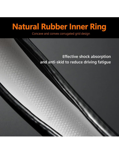 Funda de Volante QODOLSI Transpirable Antideslizante 37.96 cm