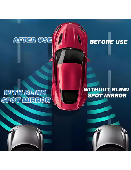 Espejos de Punto Ciego HINGTAI Corazón 2 Pcs Ajustables