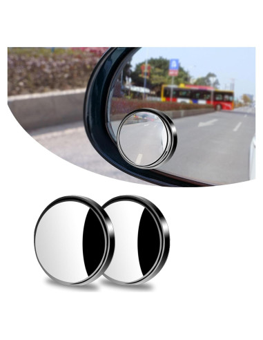 Espejos de Punto Ciego GKmow 2 PCS 5.5 cm Redondos Adhesivos