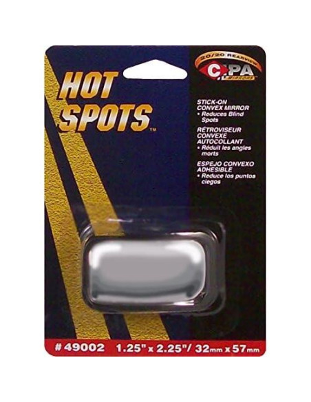 Espejo Convexo Autoadhesivo CIPA 49002 - Cuña 3.81x5.08 cm