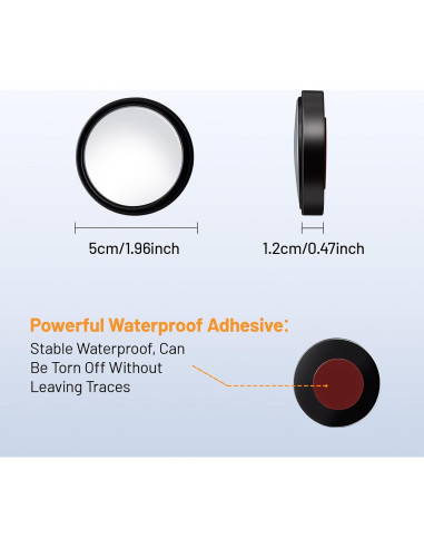 Espejo de Punto Ciego WildAuto WA-us-BlindMirror-02 5cm