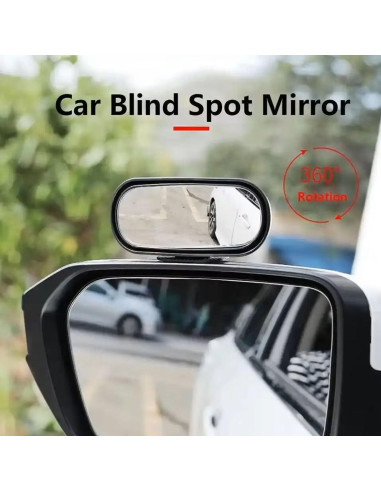 Espejo de Punto Ciego Z-oneMart HD 360 Rectangular 2 Piezas