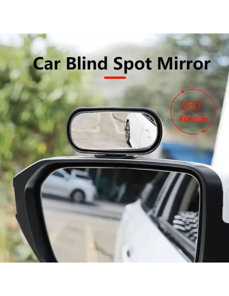 Espejo de Punto Ciego Z-oneMart HD 360 Rectangular 2 Piezas